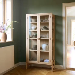 Rasmus Appel A90 Boderne - Vitrineskab - Eg - 178 x 85,2- Vitrineskabe