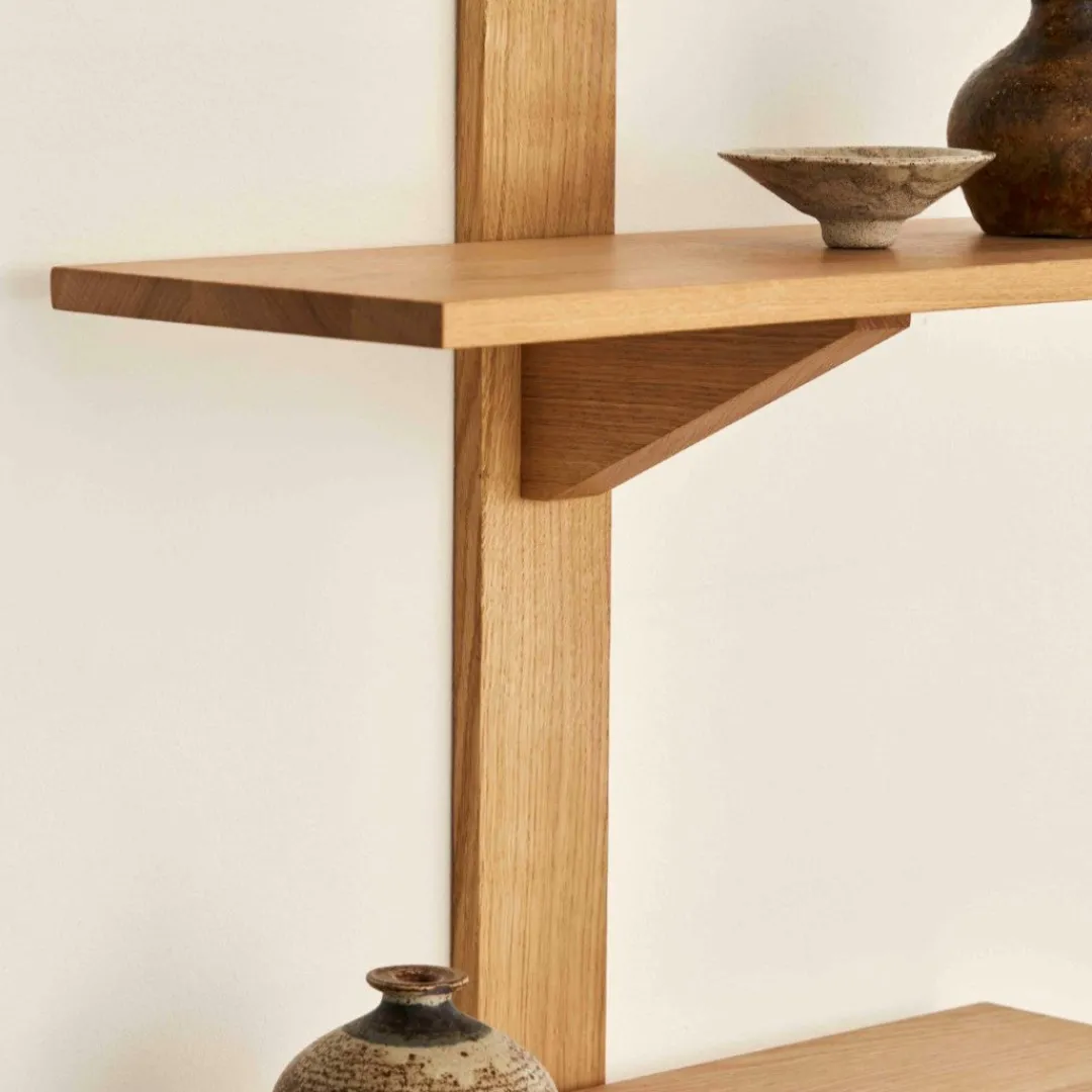 Laura Bilde B100 Sorø - Hylde - Eg - 100 x 50- Hylder