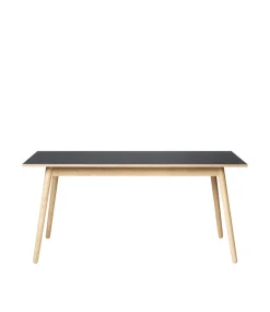 Poul M. Volther C35B - Spisebord - Eg - Linoleum - Nero- Spiseborde