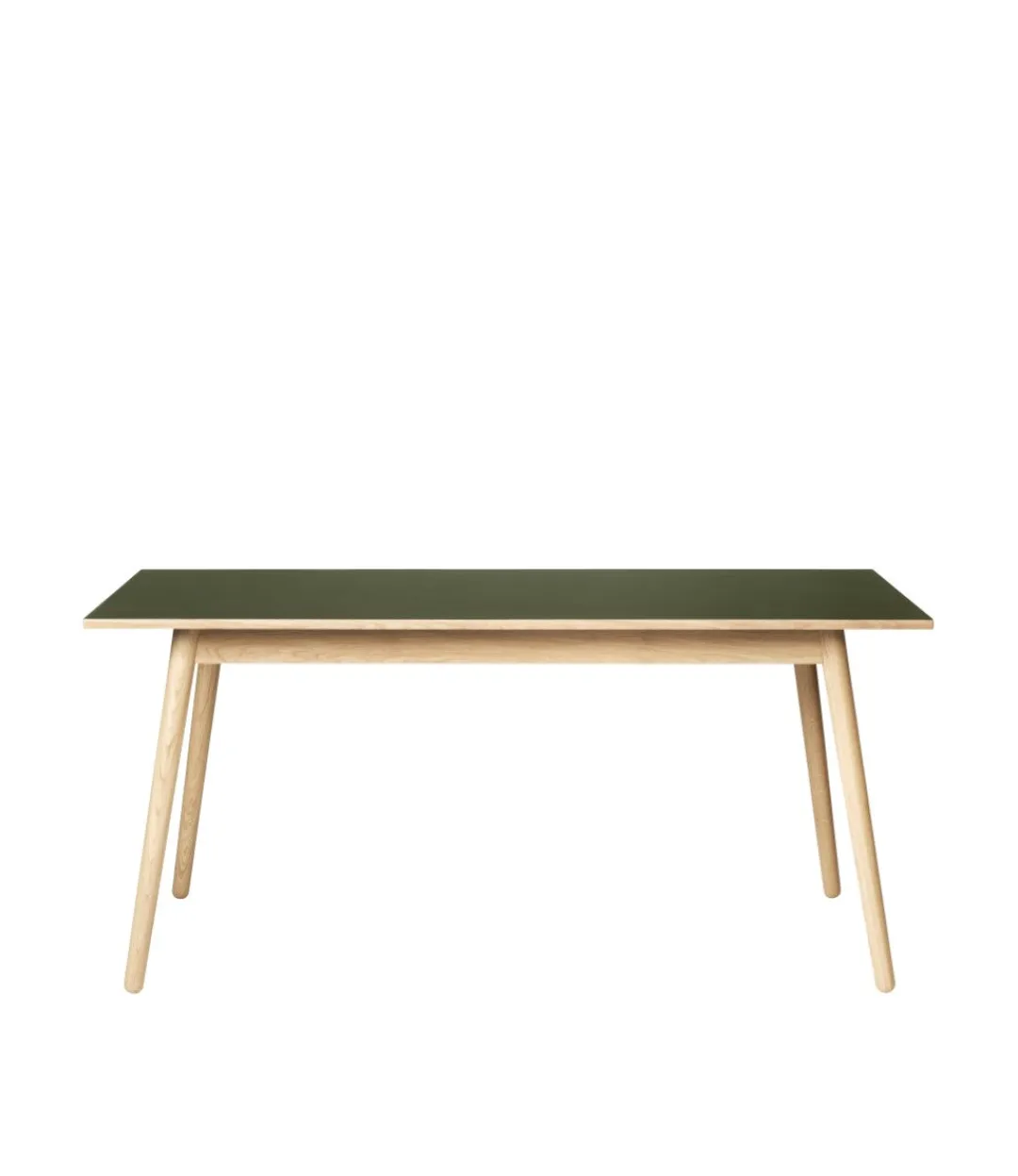 Poul M. Volther C35B - Spisebord - Eg - Linoleum - Olive- Spiseborde