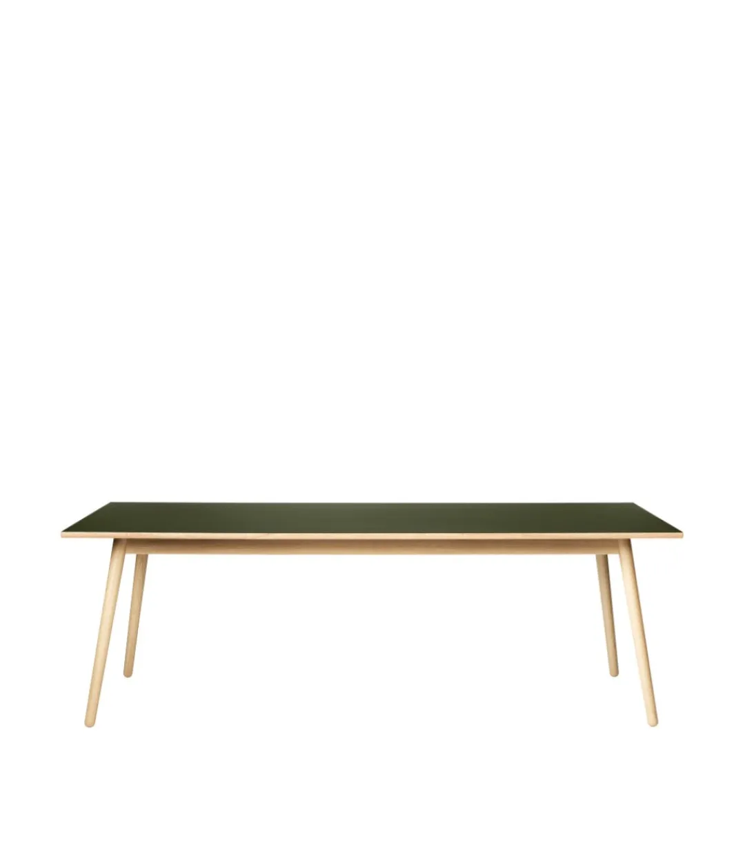 Poul M. Volther C35C - Spisebord - Eg - Linoleum - Olive- Spiseborde