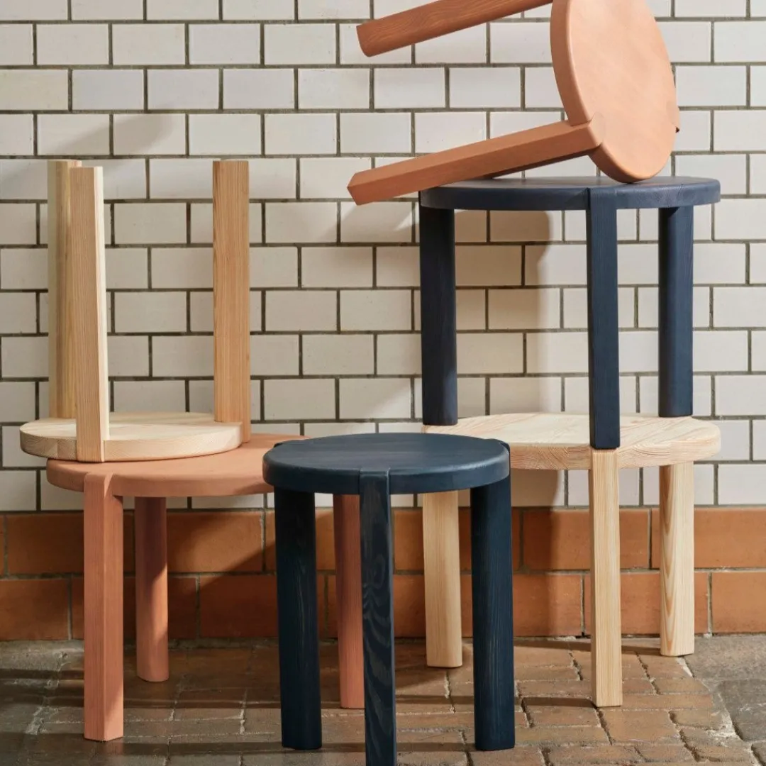 Katrine Sander D108 Njalsgade - Sofabord - Fyr - Ubehandlet- Sofaborde