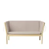 Erik Ole Jørgensen J148 - 2 pers. sofa - Eg - Beige (61)- 2 Personers Sofa