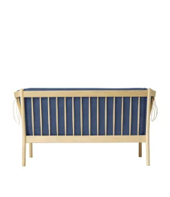 Erik Ole Jørgensen J148 - 2 pers. sofa - Eg - Dark Blue (36)- 2 Personers Sofa