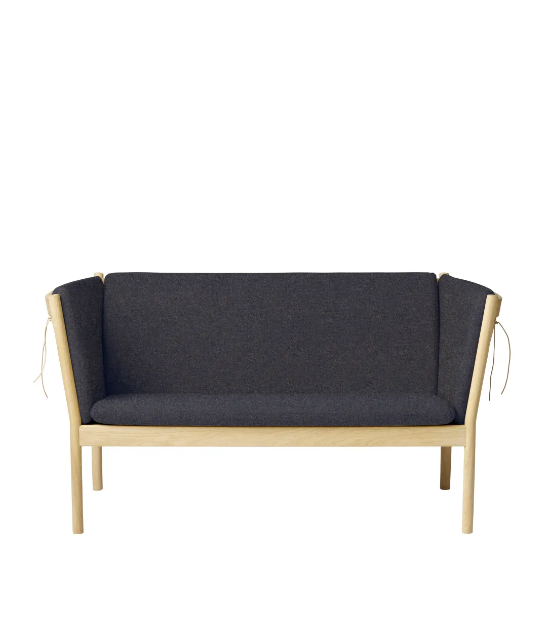Erik Ole Jørgensen J148 - 2 pers. sofa - Eg - Dark Grey (28)- 2 Personers Sofa