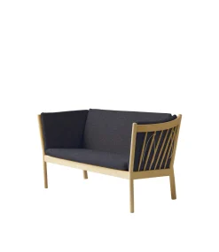 Erik Ole Jørgensen J148 - 2 pers. sofa - Eg - Dark Grey (28)- 2 Personers Sofa