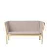 Erik Ole Jørgensen J148 - 2 pers. sofa - Eg - Light Grey (02)- 2 Personers Sofa
