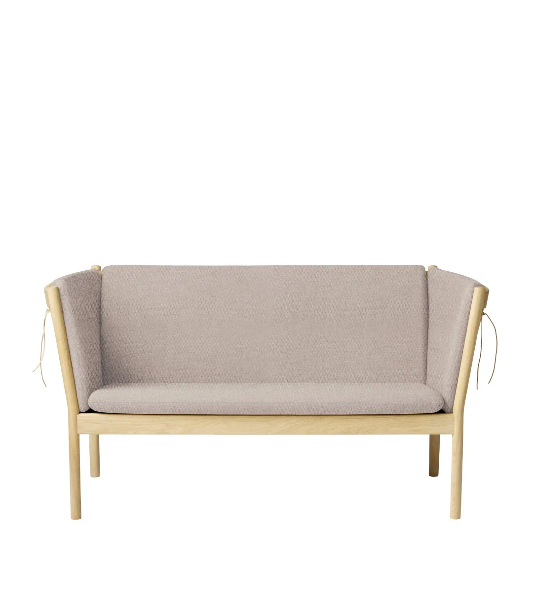 Erik Ole Jørgensen J148 - 2 pers. sofa - Eg - Light Grey (02)- 2 Personers Sofa
