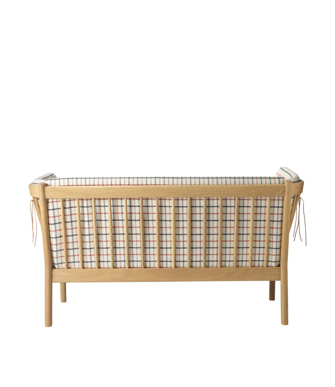 Erik Ole Jørgensen J148 - 2 pers. sofa - Eg - Red (14)- 2 Personers Sofa