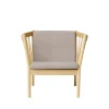 Erik Ole Jørgensen J146 - Lænestol - Eg - Beige (61)- Lænestole