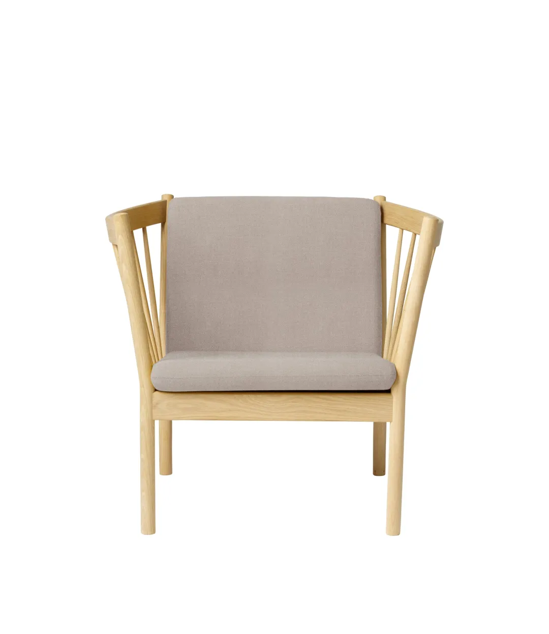 Erik Ole Jørgensen J146 - Lænestol - Eg - Beige (61)- Lænestole