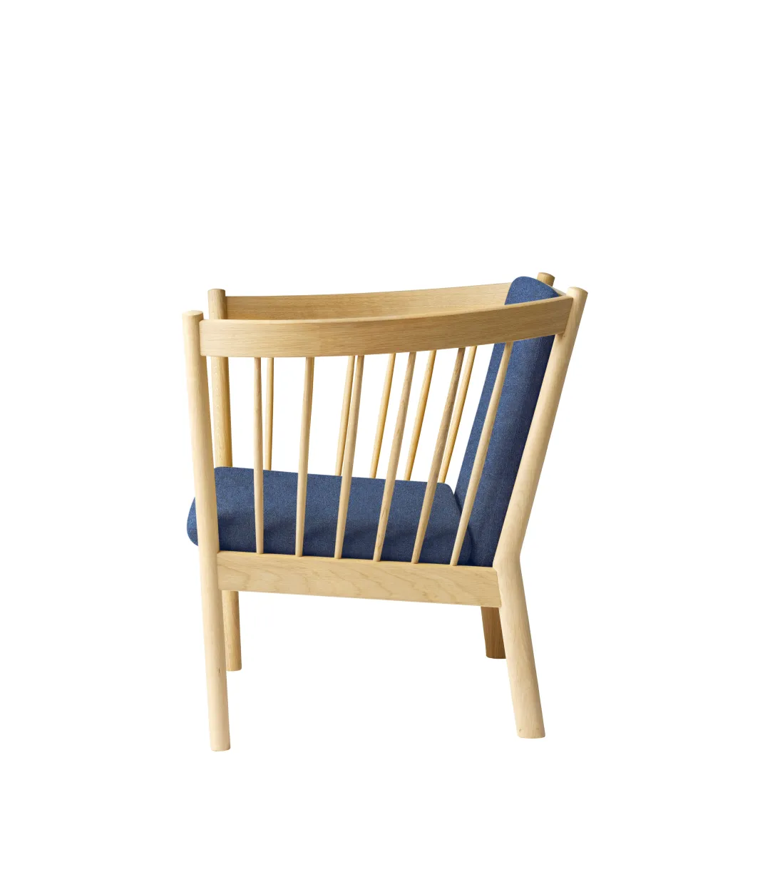 Erik Ole Jørgensen J146 - Lænestol - Eg - Dark Blue (36)- Lænestole