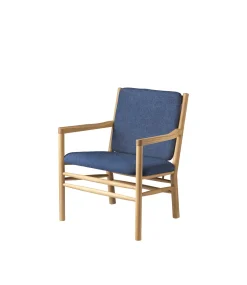Erik Ole Jørgensen J147 - Lænestol - Eg - Dark Blue (36)- Lænestole
