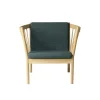 Erik Ole Jørgensen J146 - Lænestol - Eg - Dark Green (4761)- Lænestole