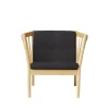 Erik Ole Jørgensen J146 - Lænestol - Eg - Dark Grey (28)- Lænestole