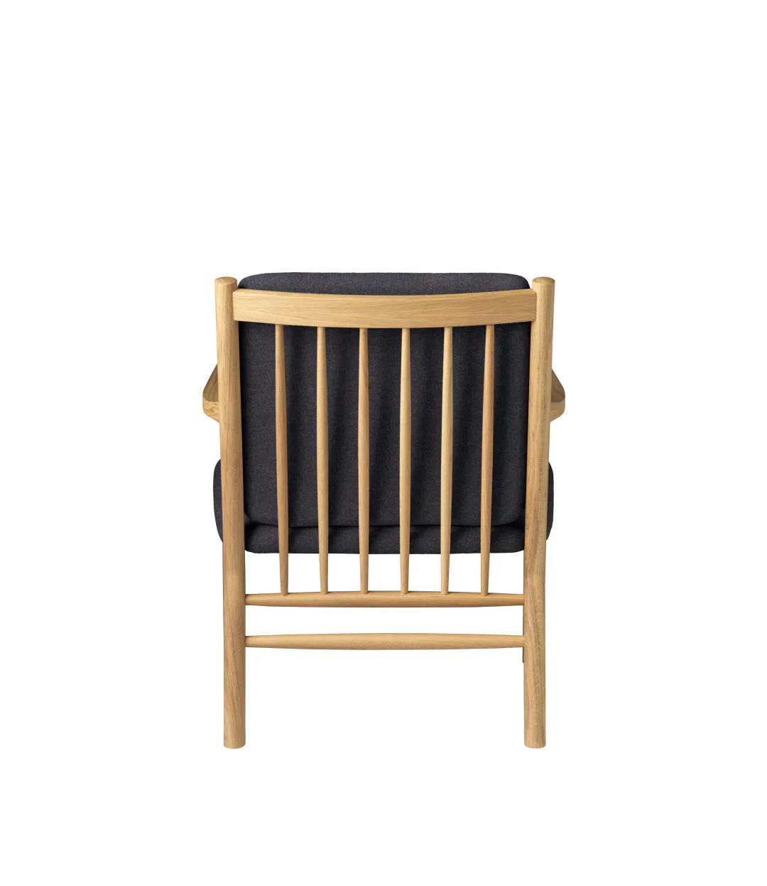 Erik Ole Jørgensen J147 - Lænestol - Eg - Dark Grey (28)- Lænestole