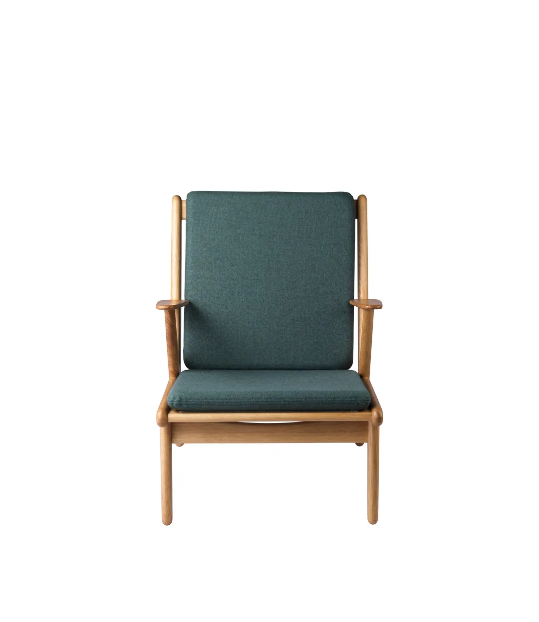 Poul M. Volther J53 - Lænestol - Eg - Green- Lænestole