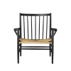 Jørgen Bækmark J82 - Loungestol - Bøg - Jet Black- Lænestole