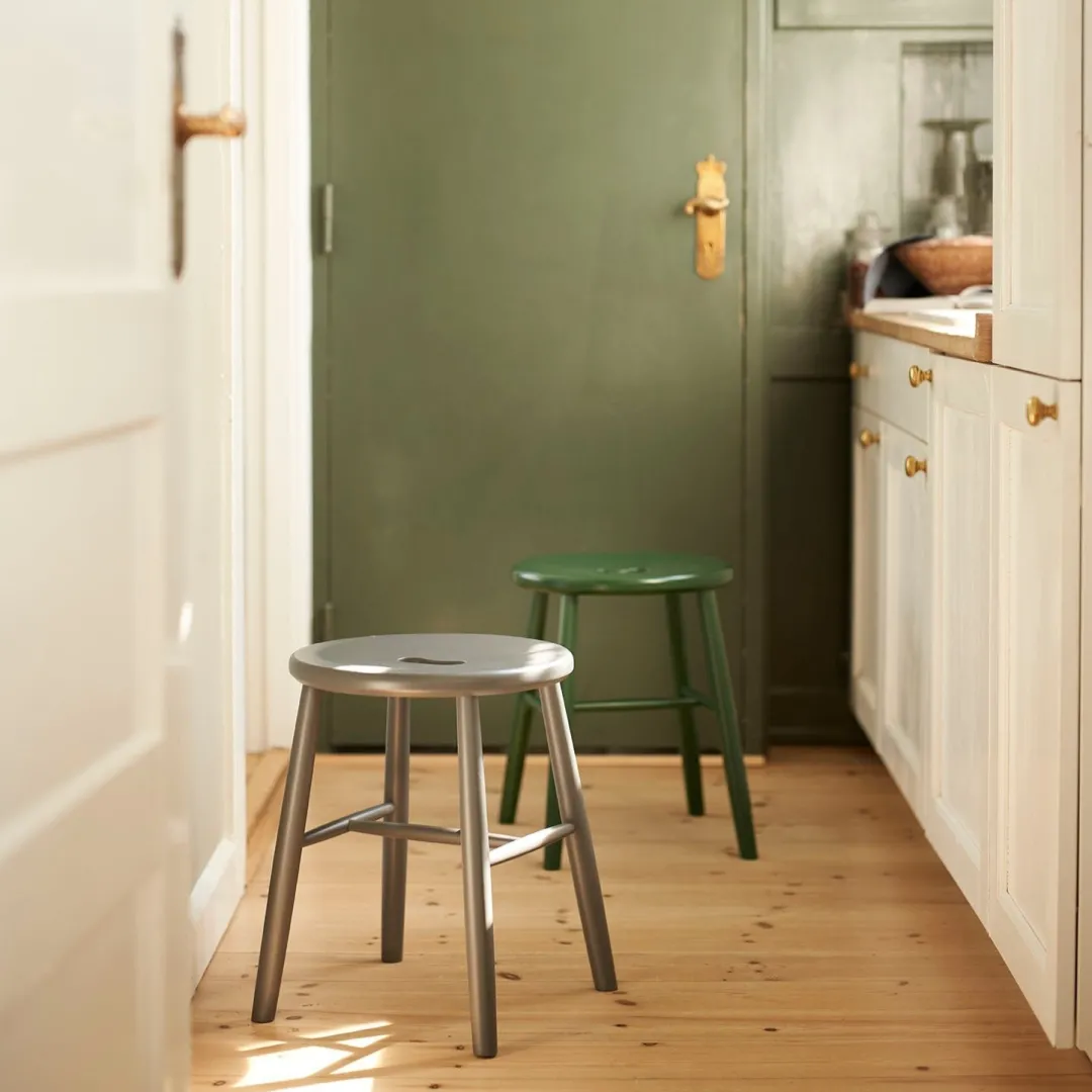 Børge Mogensen J27 - Skammel - Bøg - Emerald Green- Skamler
