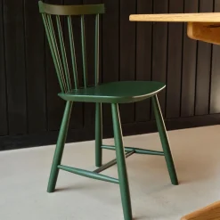 Poul M. Volther J46 - Stol - 2 stk - Bøg - Bottle Green- Spisebordsstole
