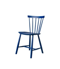Poul M. Volther J46 - Stol - Bøg - Dark Blue- Spisebordsstole