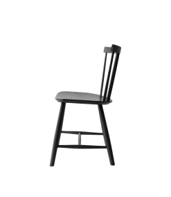Poul M. Volther J46 - Stol - Bøg - Jet Black- Spisebordsstole