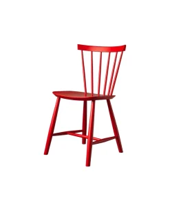 Poul M. Volther J46 - Stol - Bøg - Mailbox Red- Spisebordsstole