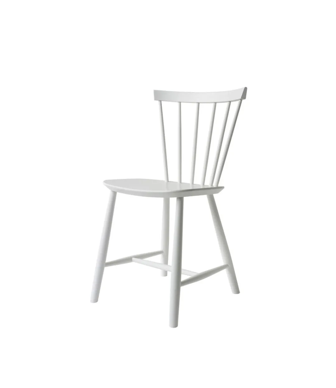 Poul M. Volther J46 - Stol - Bøg - Pure White- Spisebordsstole