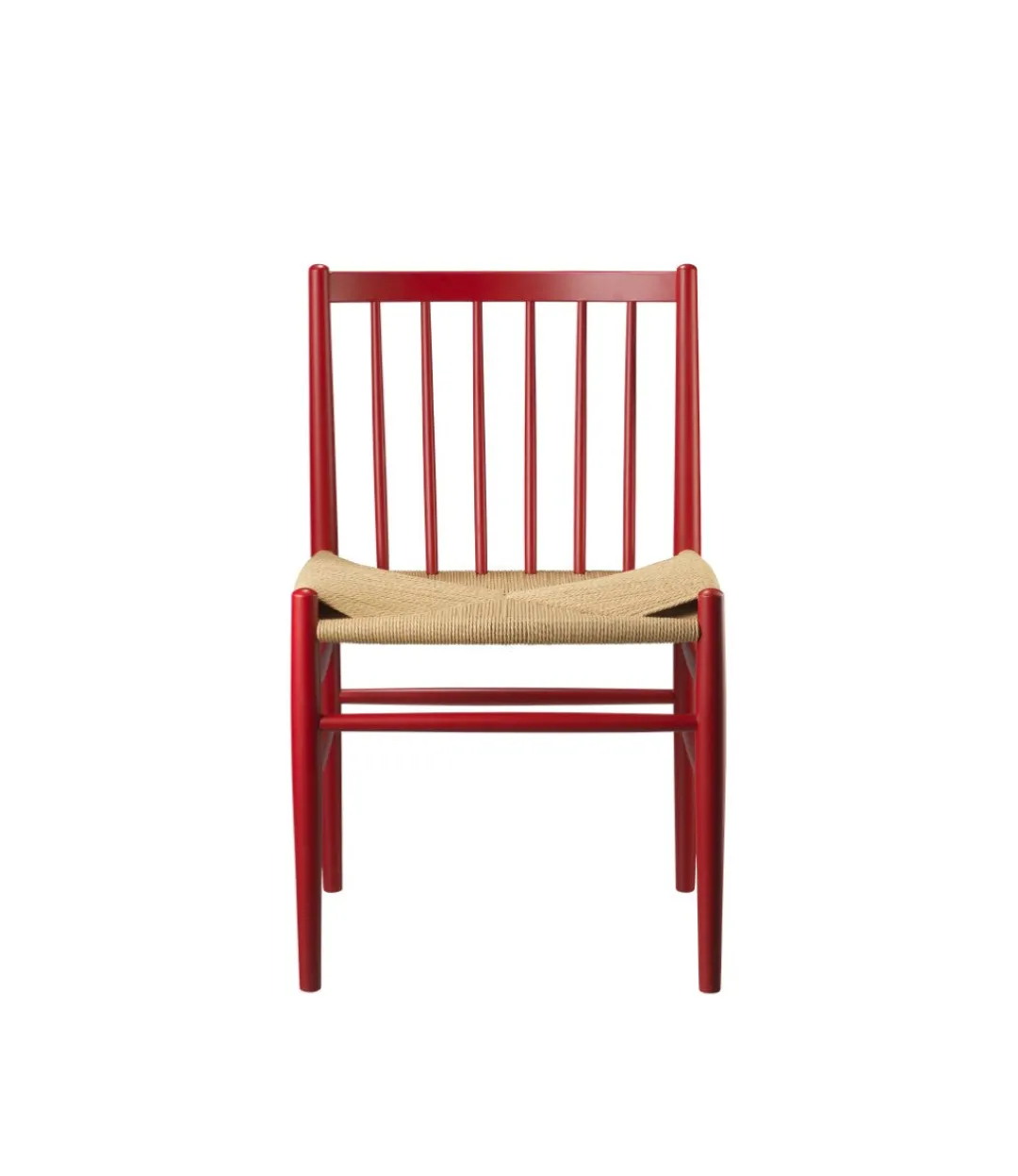 Jørgen Bækmark J80 - Stol - Bøg - Ruby Red- Spisebordsstole