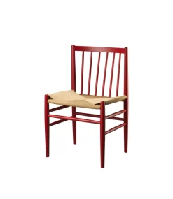 Jørgen Bækmark J80 - Stol - Bøg - Ruby Red- Spisebordsstole