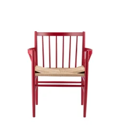 Jørgen Bækmark J81 - Stol - Bøg - Ruby Red- Spisebordsstole