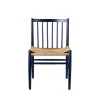 Jørgen Bækmark J80 - Stol - Bøg - Steel Blue- Spisebordsstole