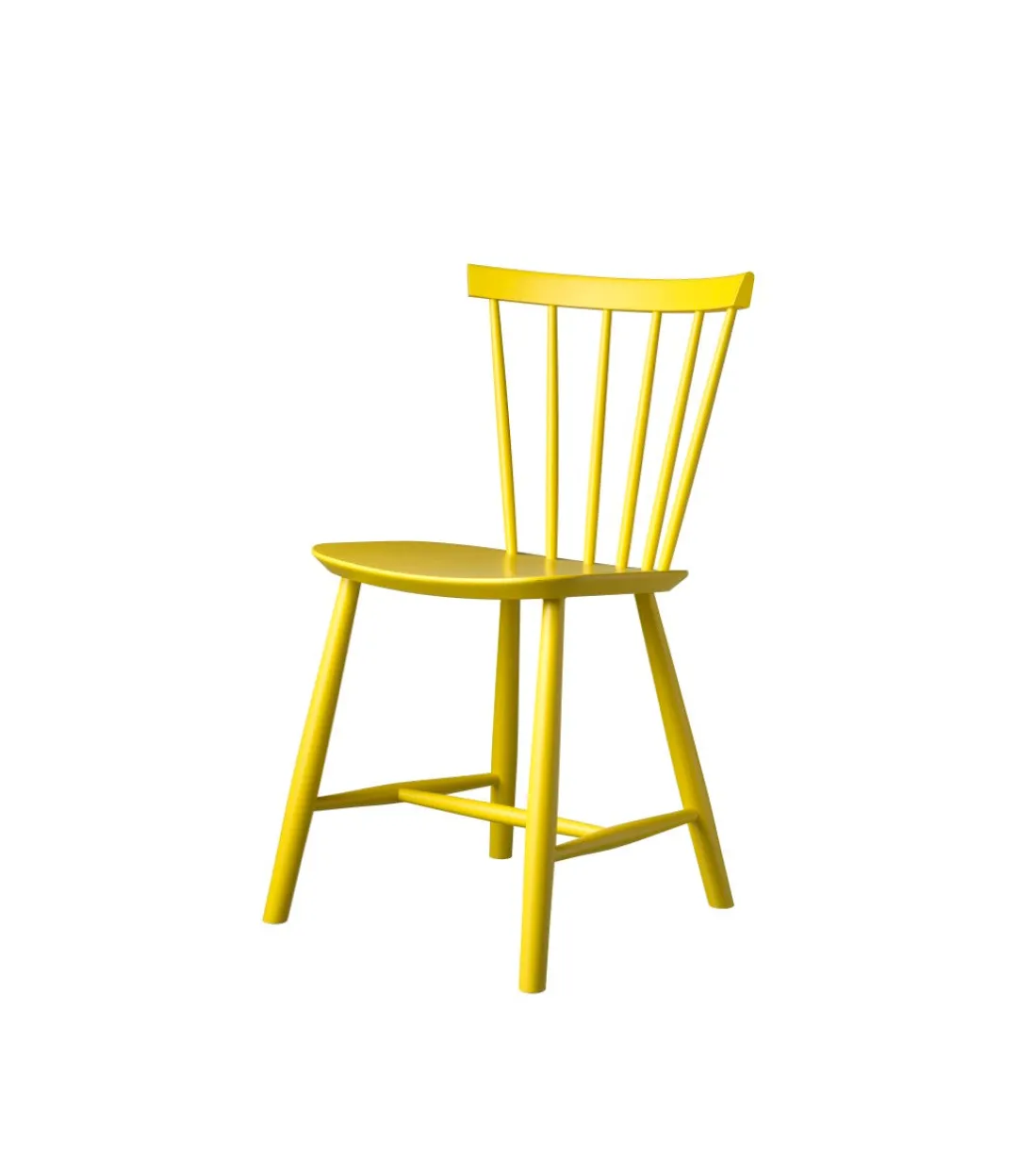 Poul M. Volther J46 - Stol - Bøg - Yellow- Spisebordsstole
