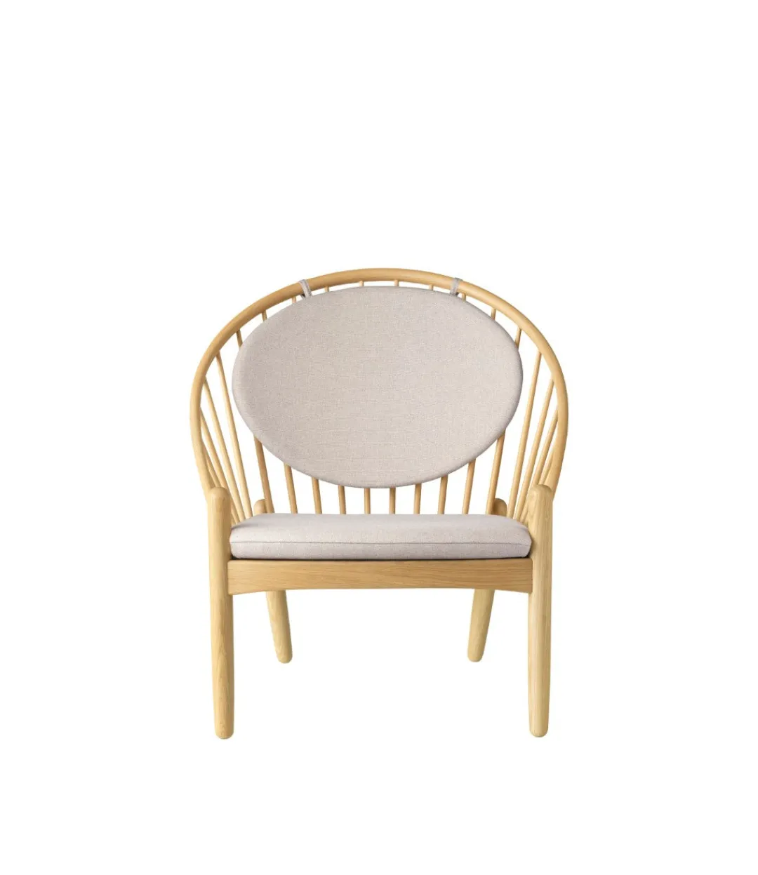 Poul M. Volther J166 Jørna - Stol - Eg - Beige (61)- Lænestole