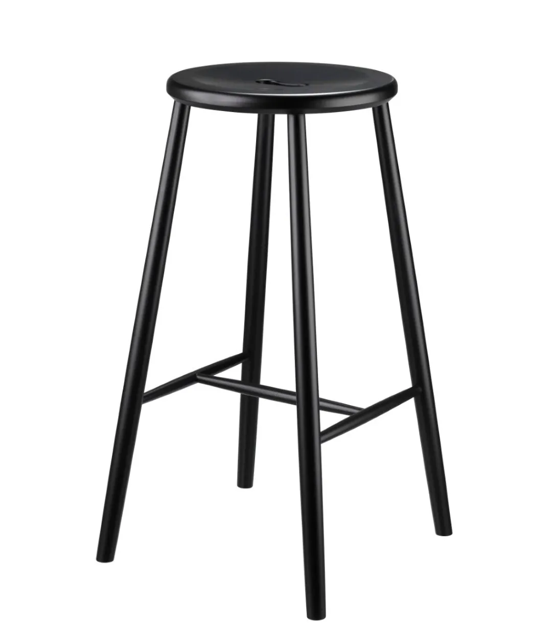 Børge Mogensen J27B - Barstol - Bøg - Jet Black- Barstole