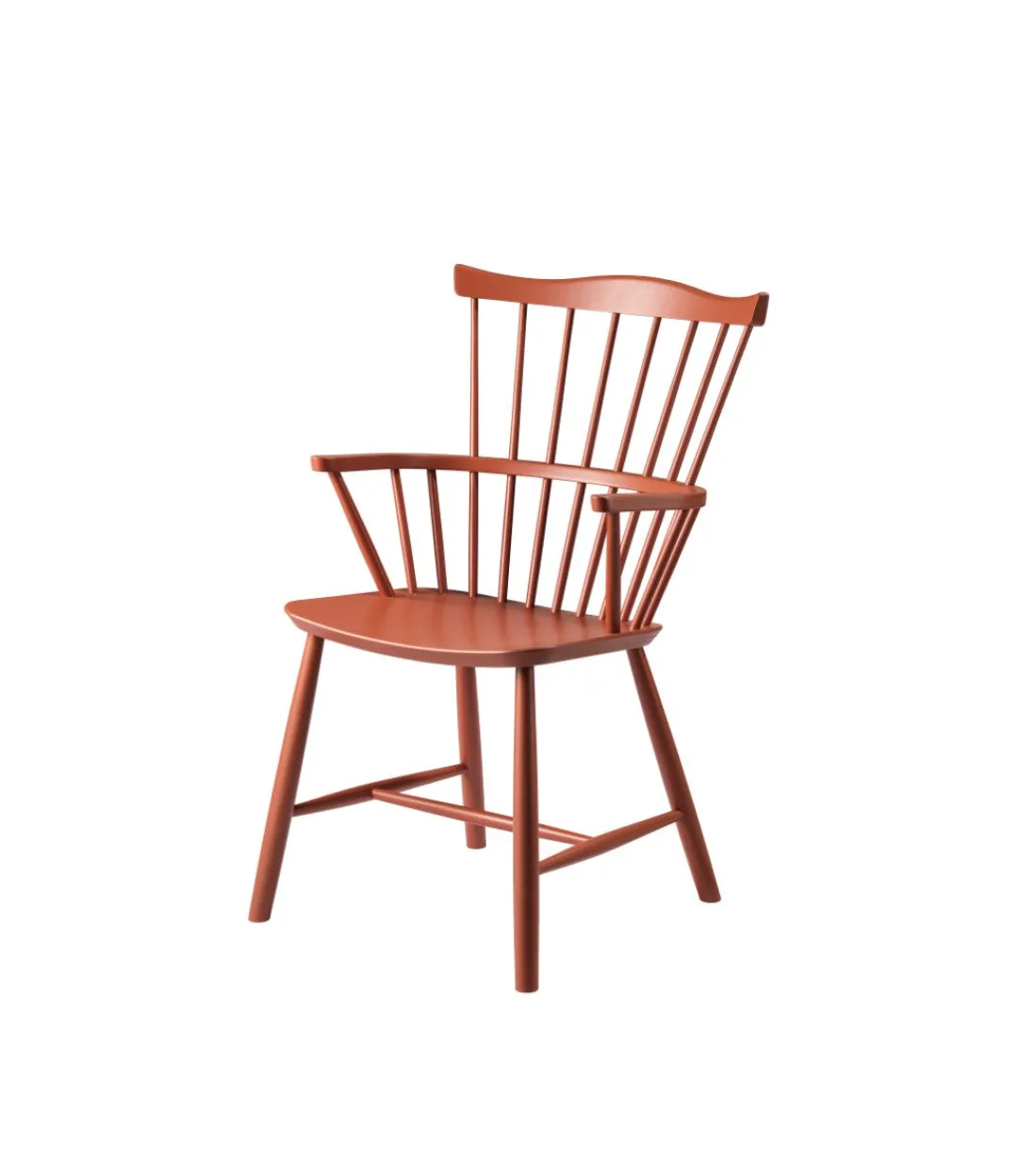 Børge Mogensen J52B - Stol - Bøg - Brick Red- Spisebordsstole