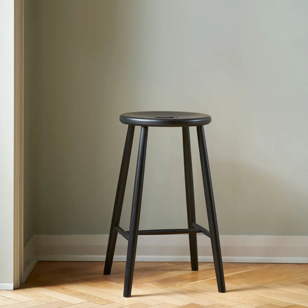 Børge Mogensen J27C - Counter - Bøg - Jet Black- Barstole
