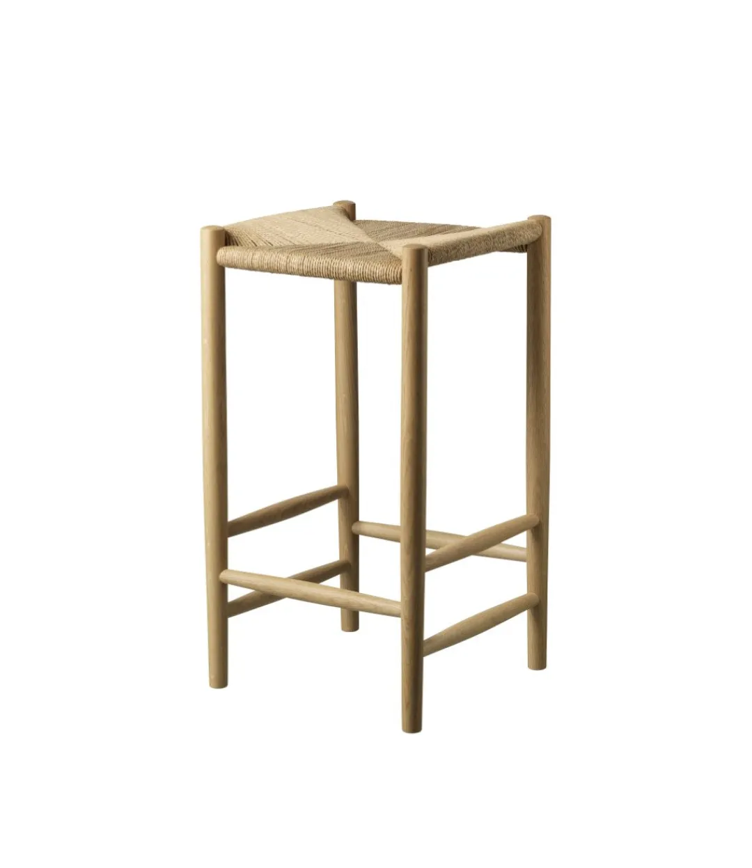 Jørgen Bækmark J164C - Counter firkantet - Eg- Barstole
