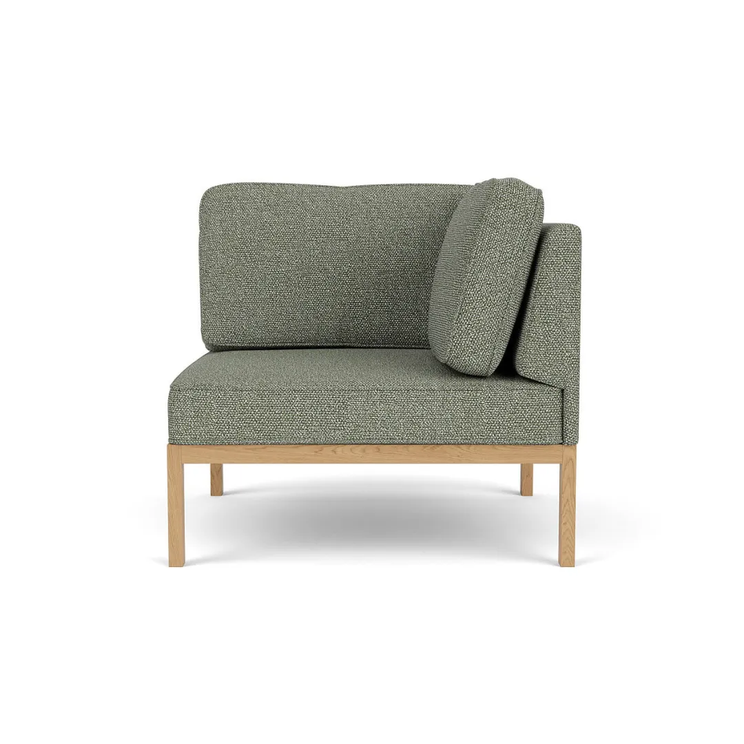 Thomas E. Alken L37 - 7-9-13 - Højre modul 90 - Green-Melange (56)- Modulsofaer