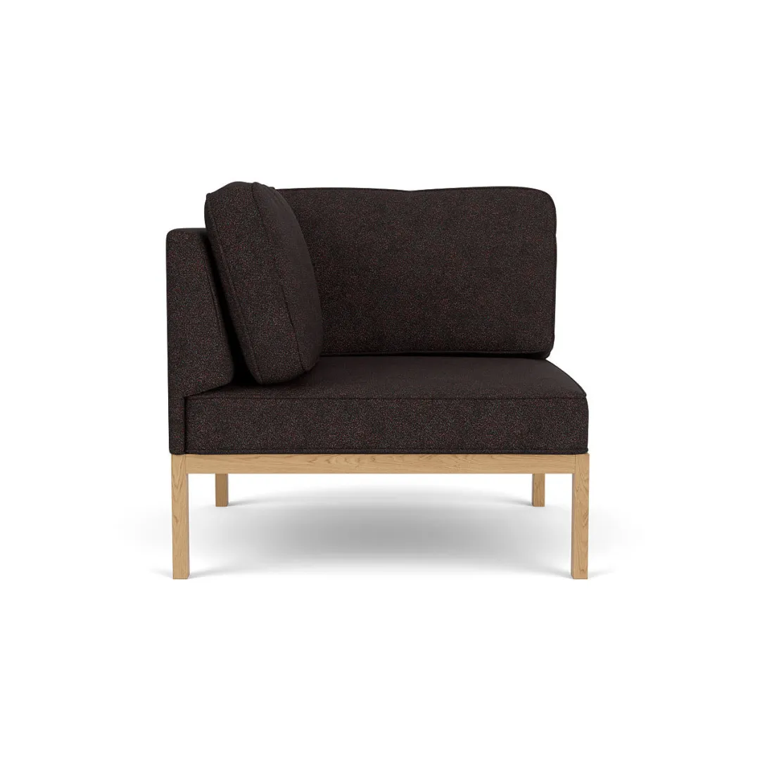 Thomas E. Alken L37 - 7-9-13 - Venstre Hjørne 90 cm - Black-Brown- Modulsofaer
