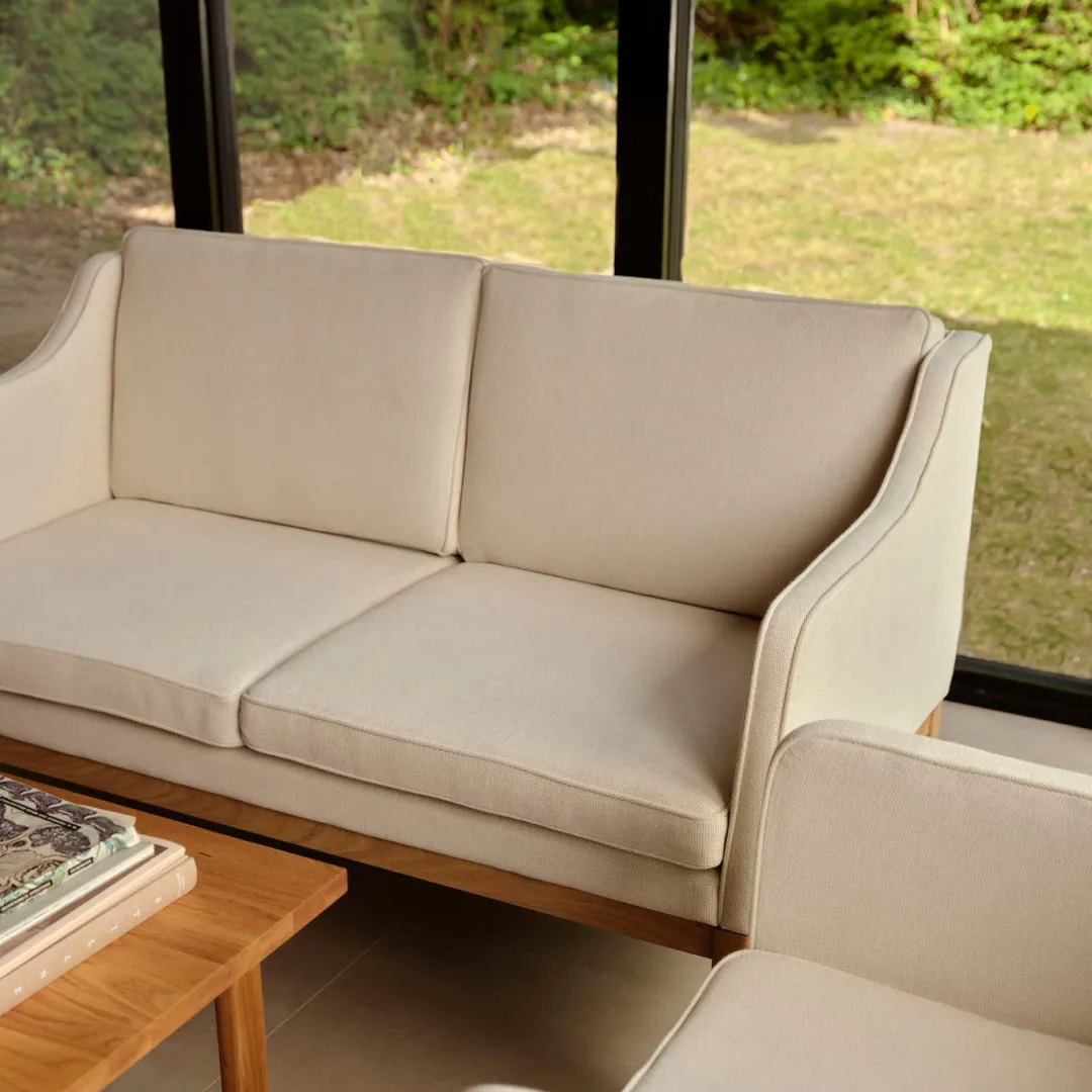 Mogens Koch L45 - MK154 - 2 pers. sofa - Beige- 2 Personers Sofa