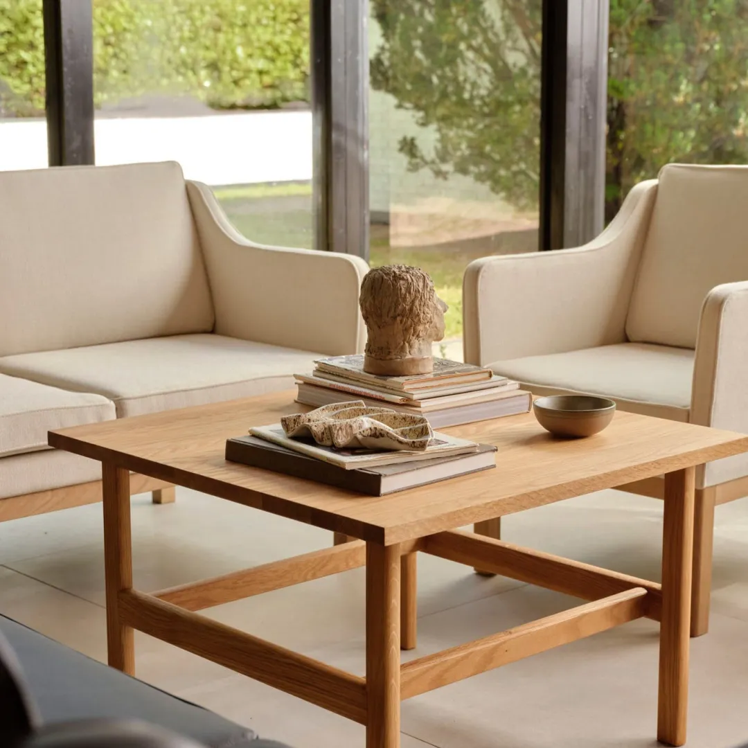 Mogens Koch L45 - MK154 - 2 pers. sofa - Beige- 2 Personers Sofa