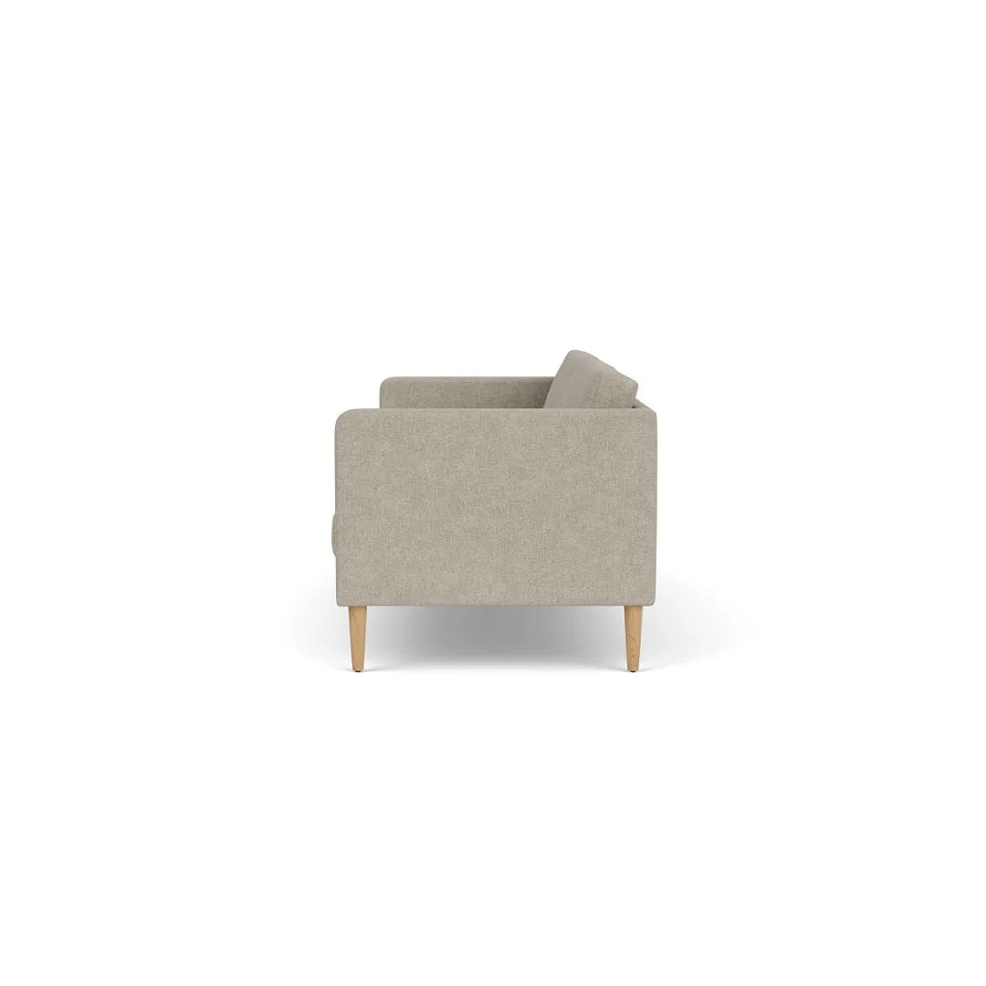 Unit10 L42 Firhøj - 2,5 pers. sofa - Eg - Light Grey (30)- 2,5 Personers Sofa