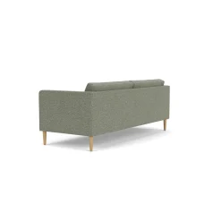 Unit10 L42 Firhøj - 2,5 pers. sofa - Eg - Green-Melange- 2,5 Personers Sofa