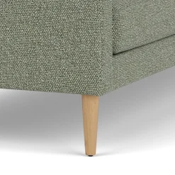 Unit10 L42 Firhøj - 2,5 pers. sofa - Eg - Green-Melange- 2,5 Personers Sofa