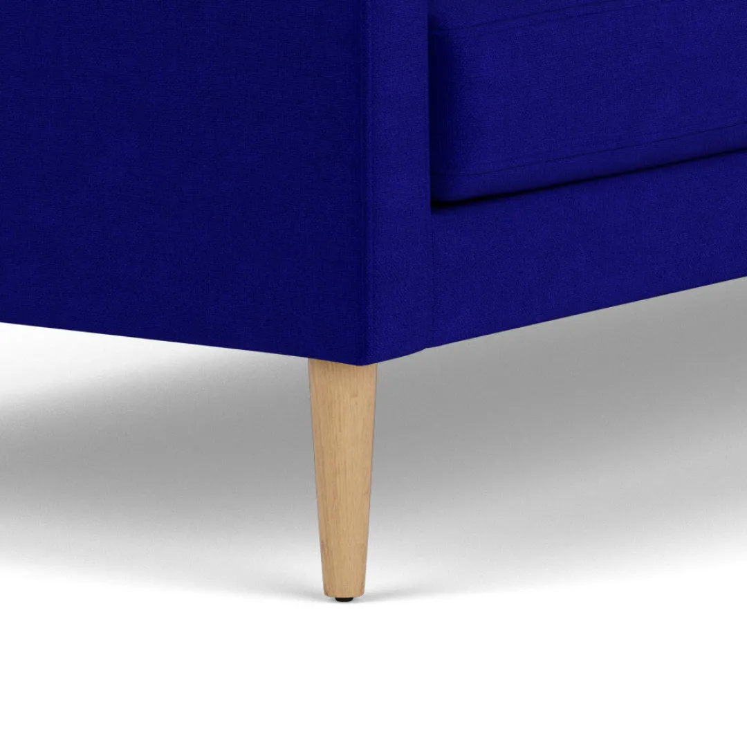 Unit10 L42 Firhøj - 3 pers. sofa - Eg - Blue (43)- 3 Personers Sofa