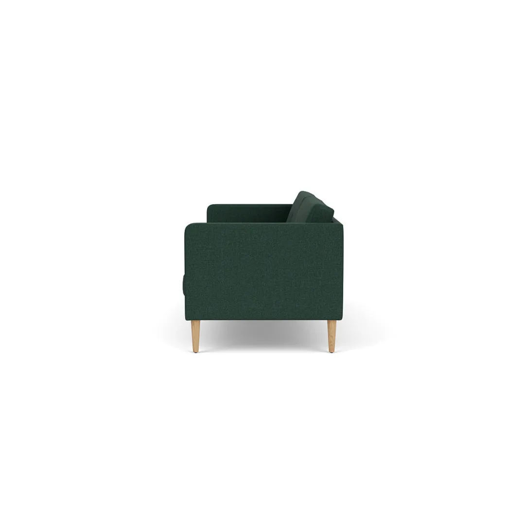 Unit10 L42 Firhøj - 3 pers. sofa - Eg - Green (32)- 3 Personers Sofa