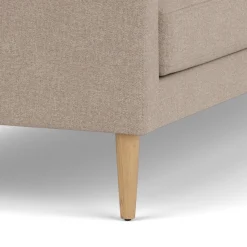 Unit10 L42 Firhøj - 2,5 pers. sofa - Eg - Beige (61)- 2,5 Personers Sofa