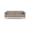 Unit10 L42 Firhøj - 2,5 pers. sofa - Eg - Stone (181)- 2,5 Personers Sofa