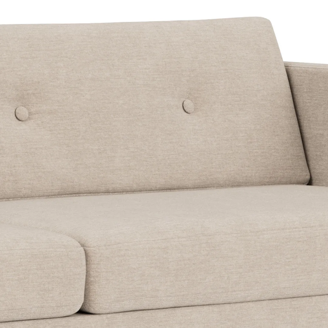 Unit10 L42 Firhøj - 3 pers. sofa - Eg - Beige (213)- 3 Personers Sofa